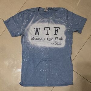 Gildan Heather Blue Graphic Tee - Short Sleeve